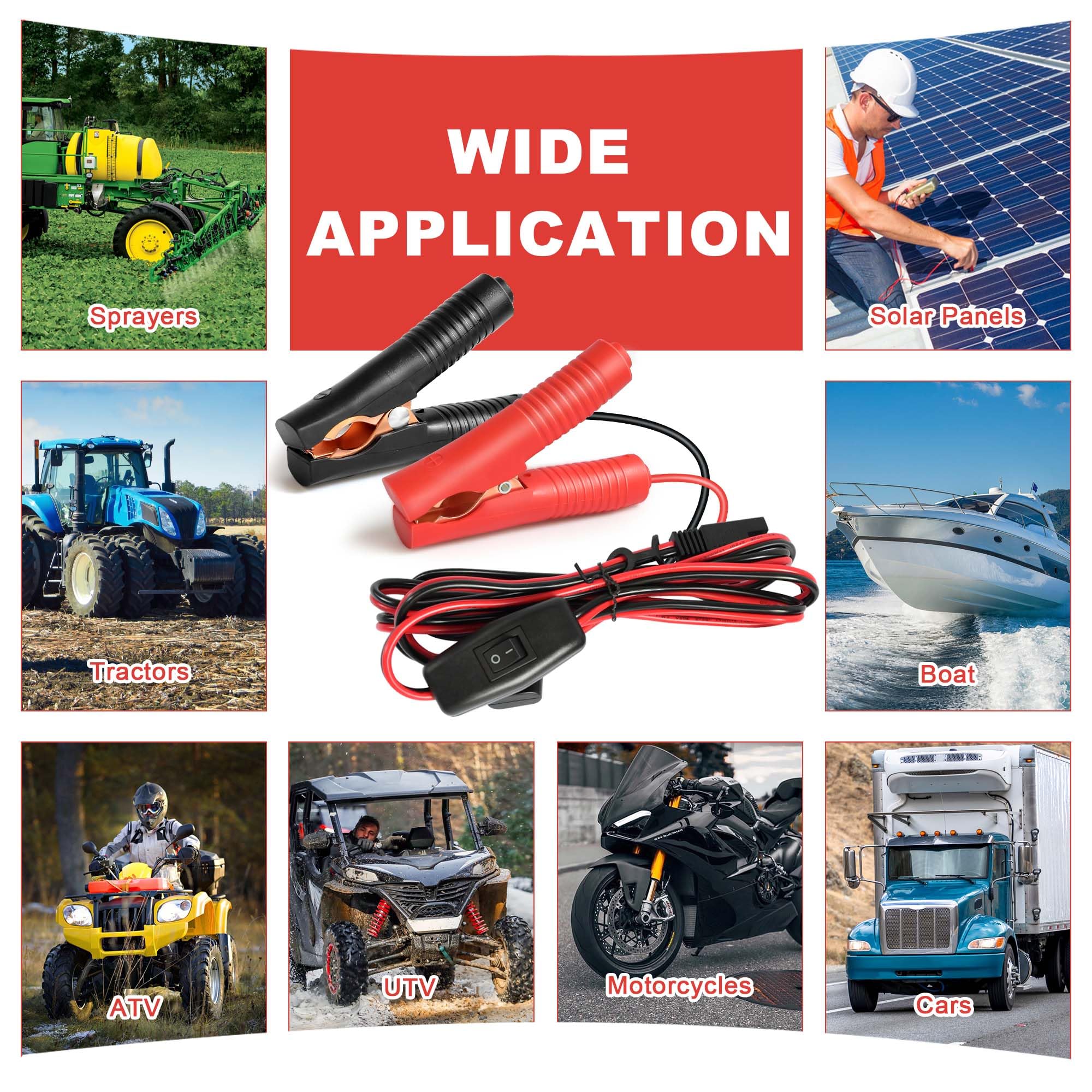 VGOVIWIN 3m extension supports solar charging and portable setups