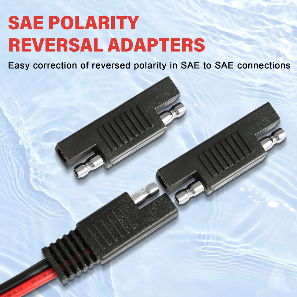 VGOVIWIN quick-connect SAE plug speeds setup and reduces wiring hassle
