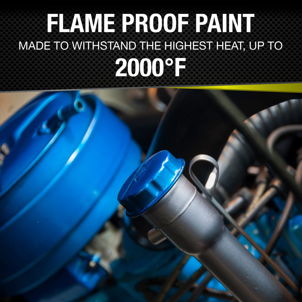 VHT FlameProof-coated header with durable high-temp finish