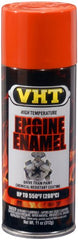 VHT Chrysler Hemi-Orange finish applied to engine components for durable heat resistance