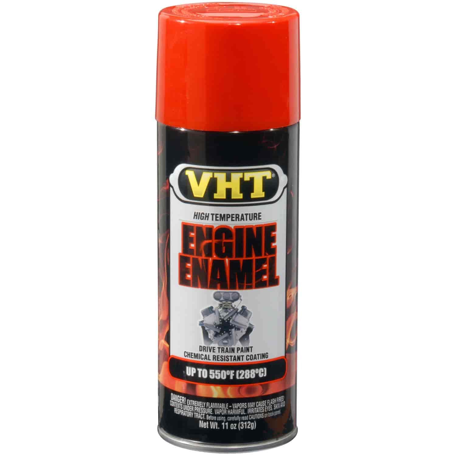 VHT SP123 Chevy Orange engine enamel aerosol can for high-heat automotive parts