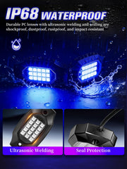 VI9000 color changing mode demonstrates dynamic RGB options for personalization.