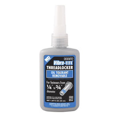 Vibra-TITE 12250 bottle pour demonstrates rapid curing for reliable thread locking