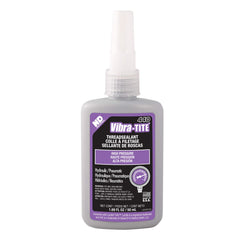 Vibra-TITE 44050 sealant bottle for high-pressure hydraulic and pneumatic fittings; helps prevent leaks.