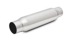 Vibrant Performance 1792 exterior resonator shows rugged stainless shell for durable, aftermarket compatibility.