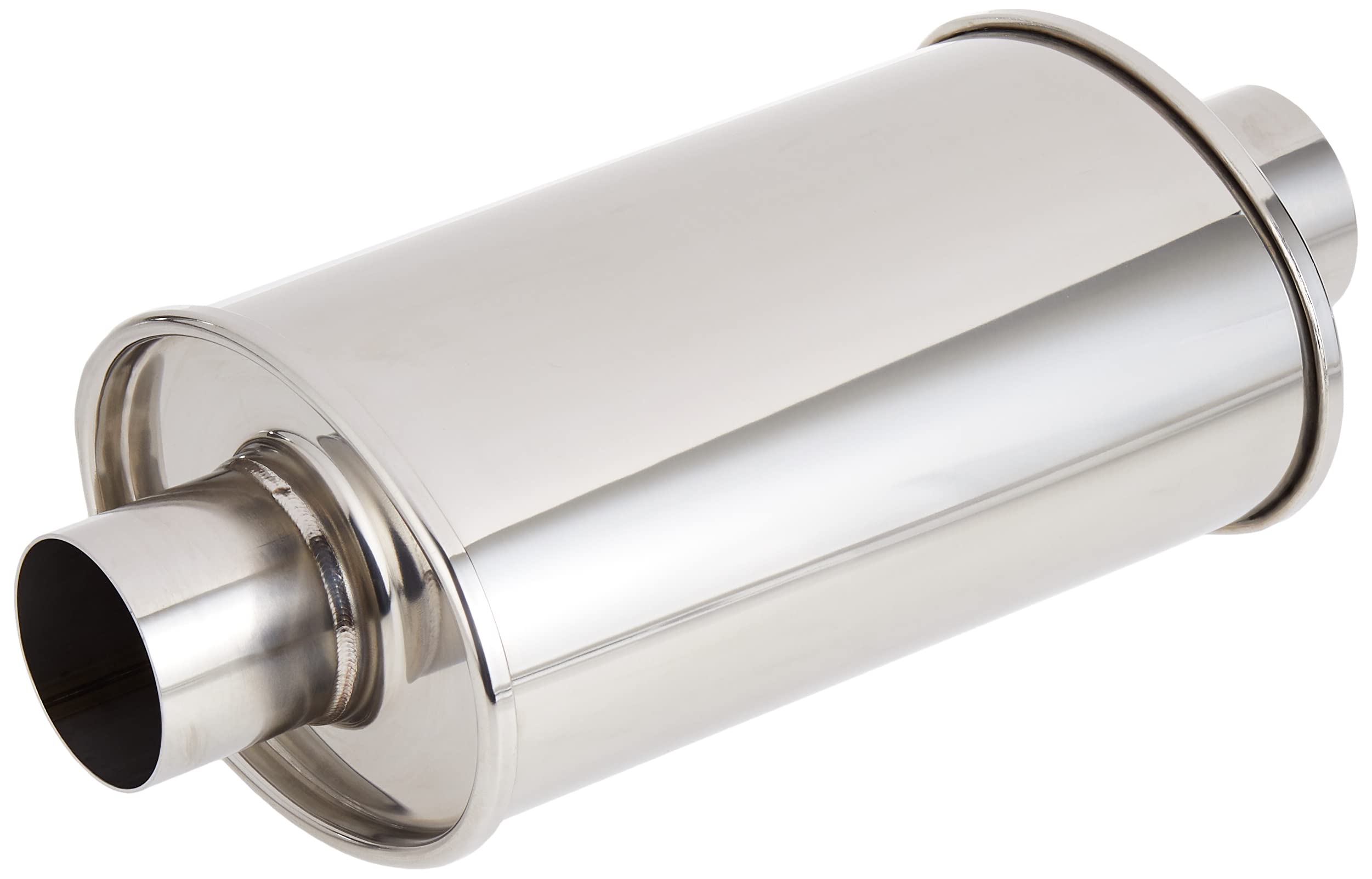 Vibrant Performance Vibrant 1140 resonator front view reduces exhaust noise while preserving flow