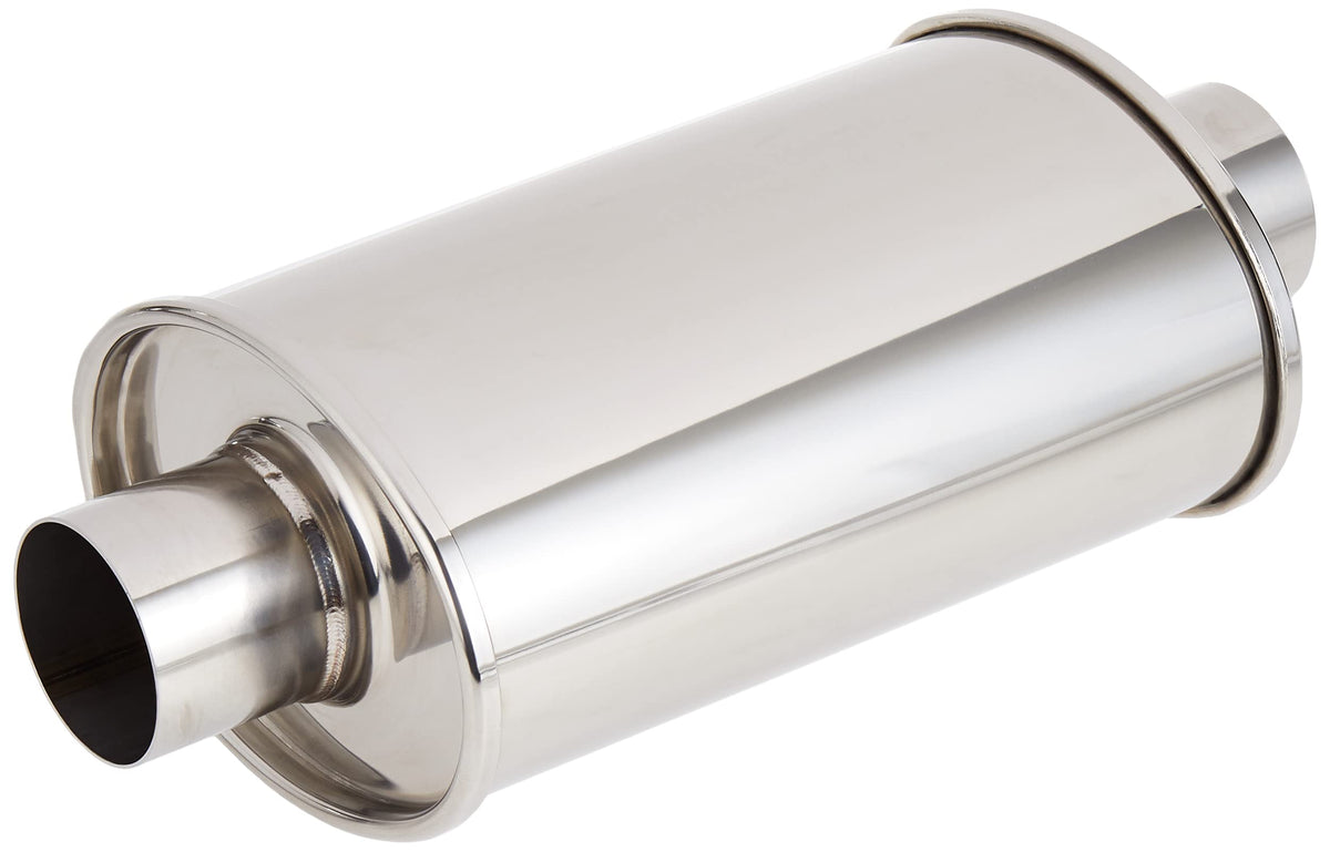 Vibrant Performance Vibrant 1140 resonator front view reduces exhaust noise while preserving flow