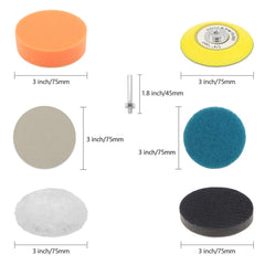 VIBRATITE 800 grit disc for smoothing after rough pass.