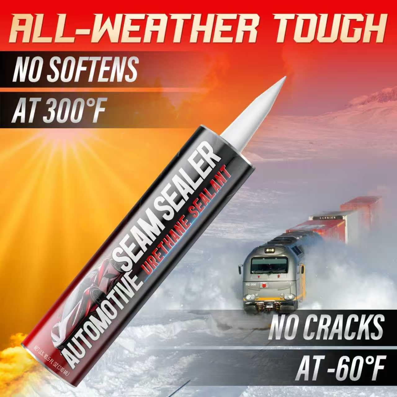 VICBTZT seam sealer resists extreme temperatures without shrinking