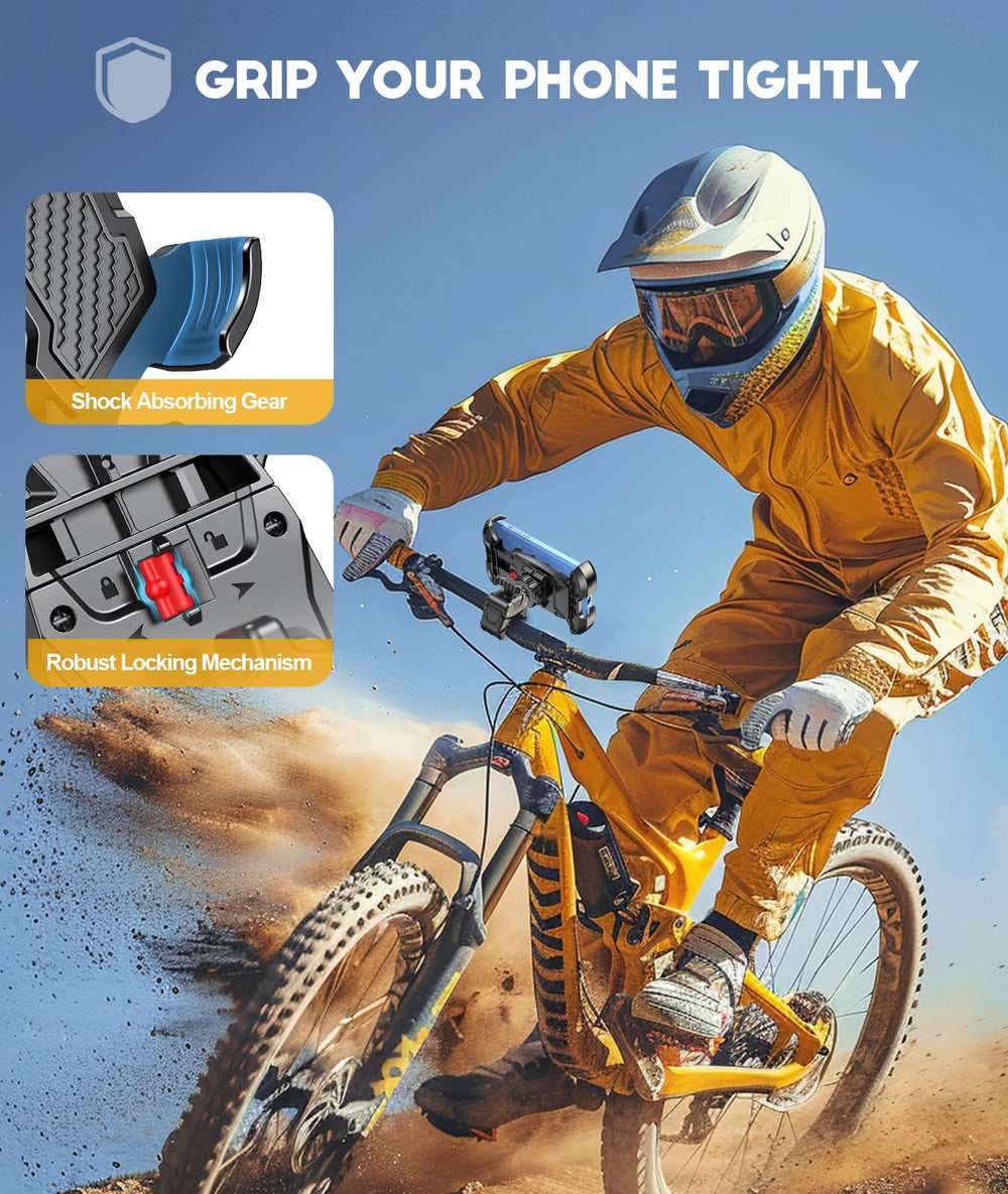 Viccux adapter fits phones from 4.7 to 6.8 inches securely on the mount.