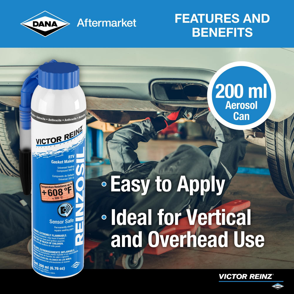 Victor Reinz Reinzosil RTV cures odorlessly, safe for oxygen sensors.