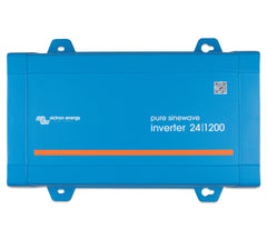 Victron Energy 1200VA front view shows compact power for portable setups.