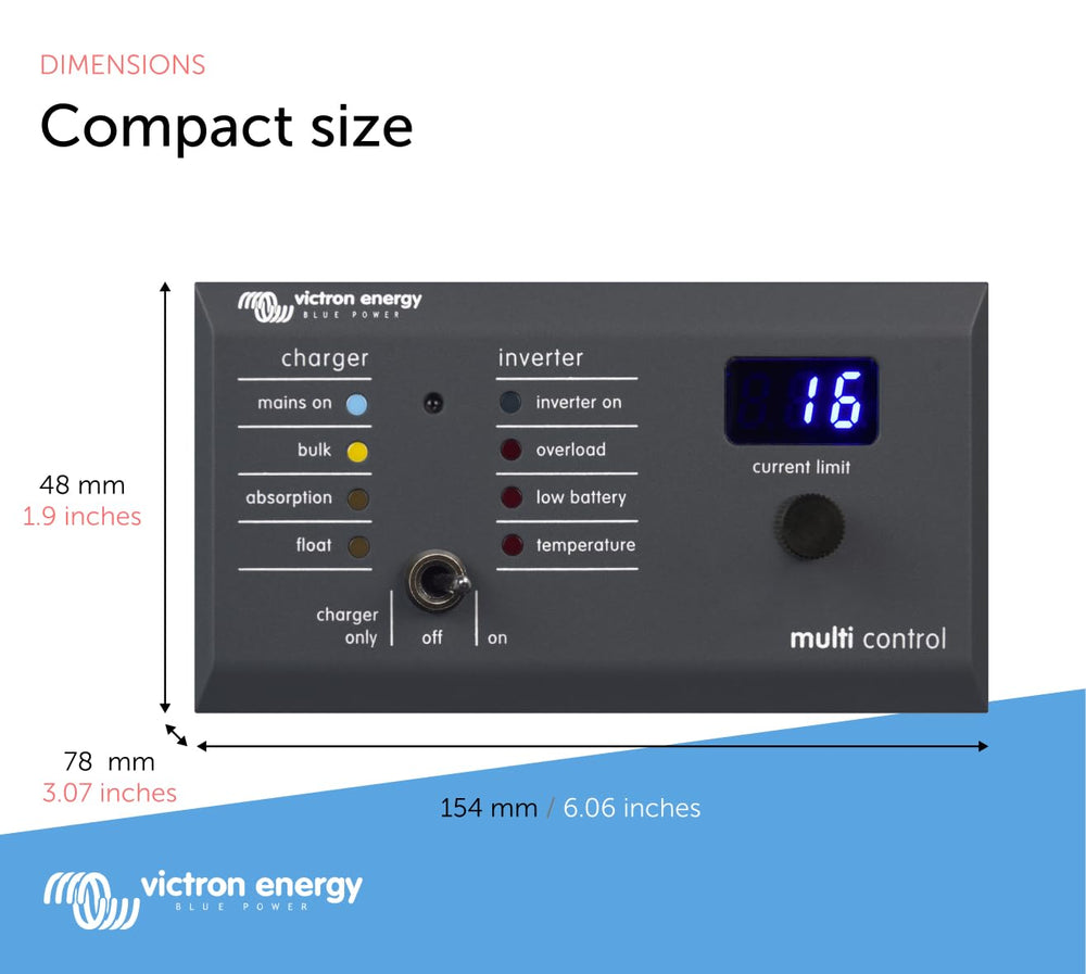 Victron Energy DMCP GX wiring and installation-ready panel for clean setup.