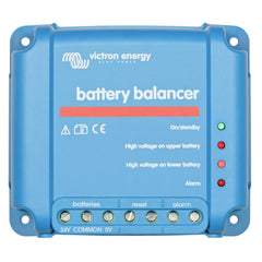 Victron Energy Battery Balancer front view showing compact unit for balanced charge