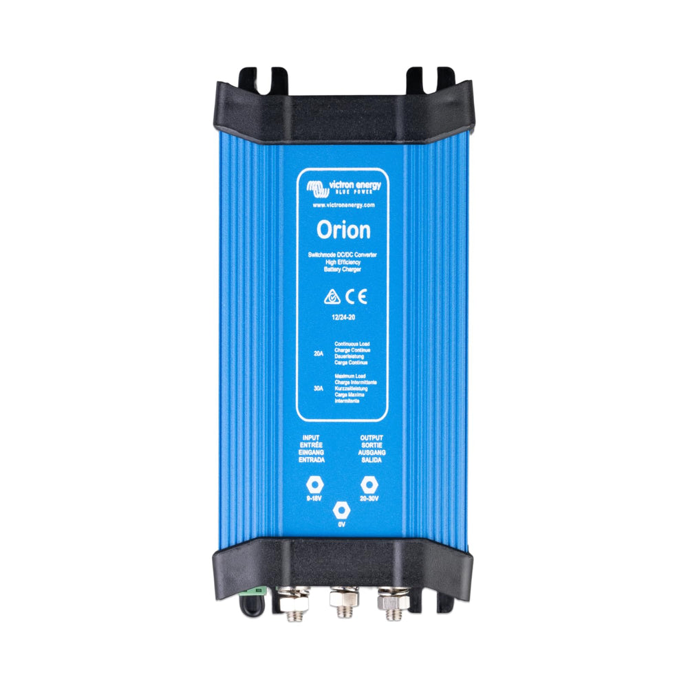 Victron Energy Orion 12/24V DC-DC converter front view for reliable marine power