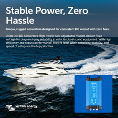 Victron Energy Orion 24V to 12V DC-DC converter remote on-off connection enables low-power control