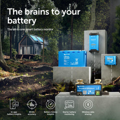 Victron Energy Smart Shunt smartphone app displays real-time battery insights.