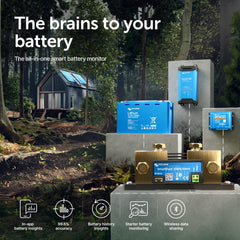 Victron Energy SmartShunt Bluetooth setup enabling wireless pairing for system integration.