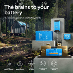 VictronSmartShunt app view showing live battery insights on a phone.