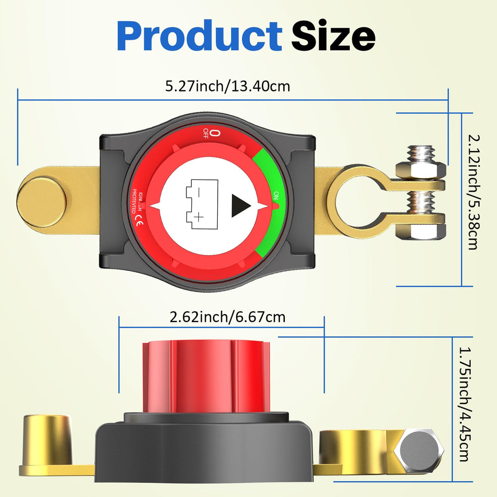 Vidaneta battery terminal installation shows easy negative post mounting.