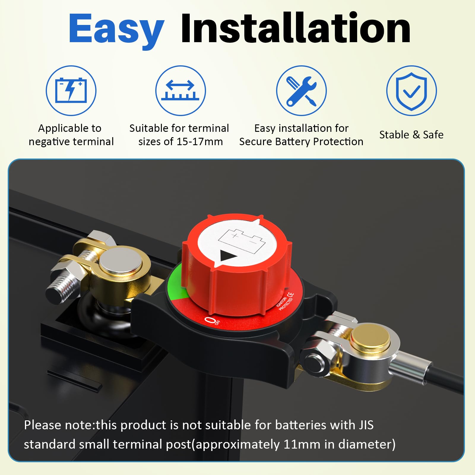 Vidaneta battery health protection isolates the system to reduce parasitic drain.