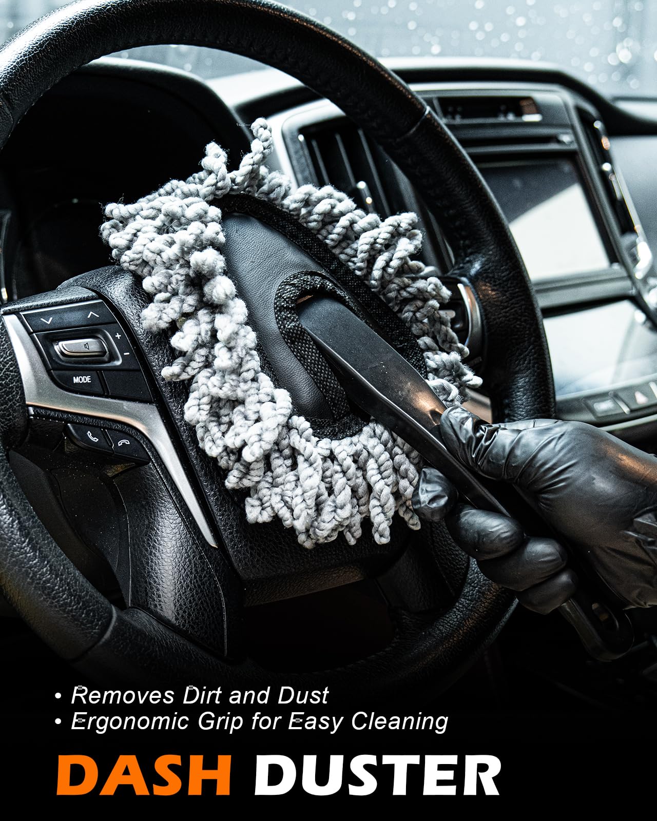 Viewmax microfiber pads glide to deliver streak-free interiors.