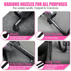 Viewsun mini detail brushes reach tight gaps for precise interior cleaning.
