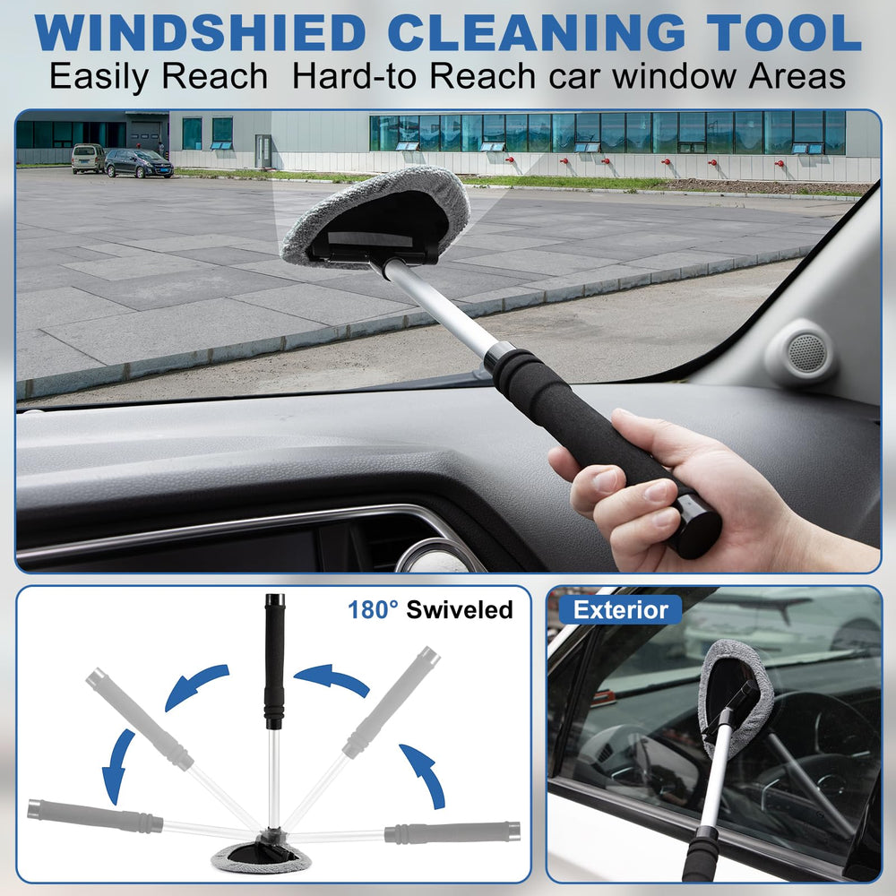 Viewsun replaceable microfiber pads for streak-free cleaning