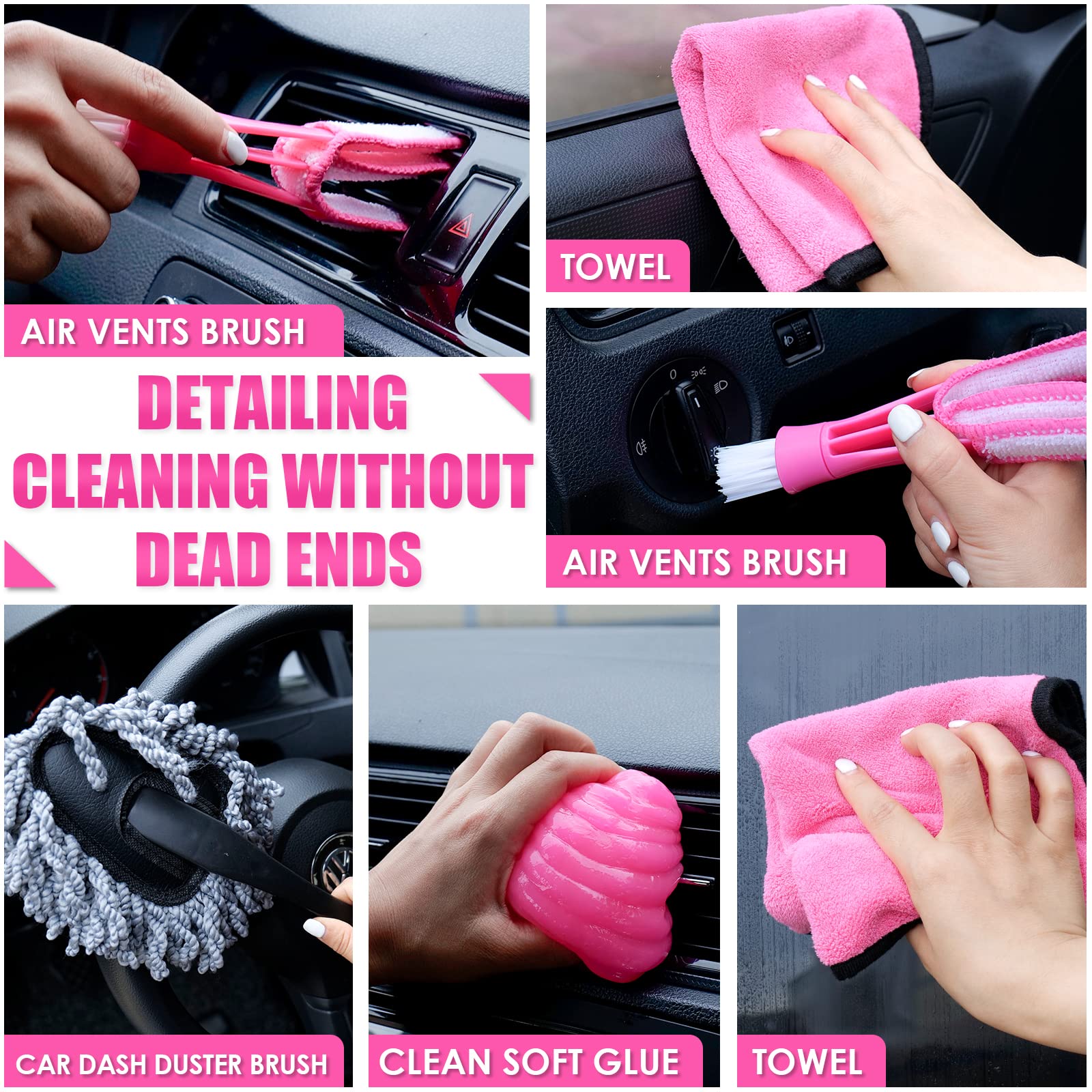 Viewsun windshield cleaner ensures clear glass with easy, streak-free wipe.