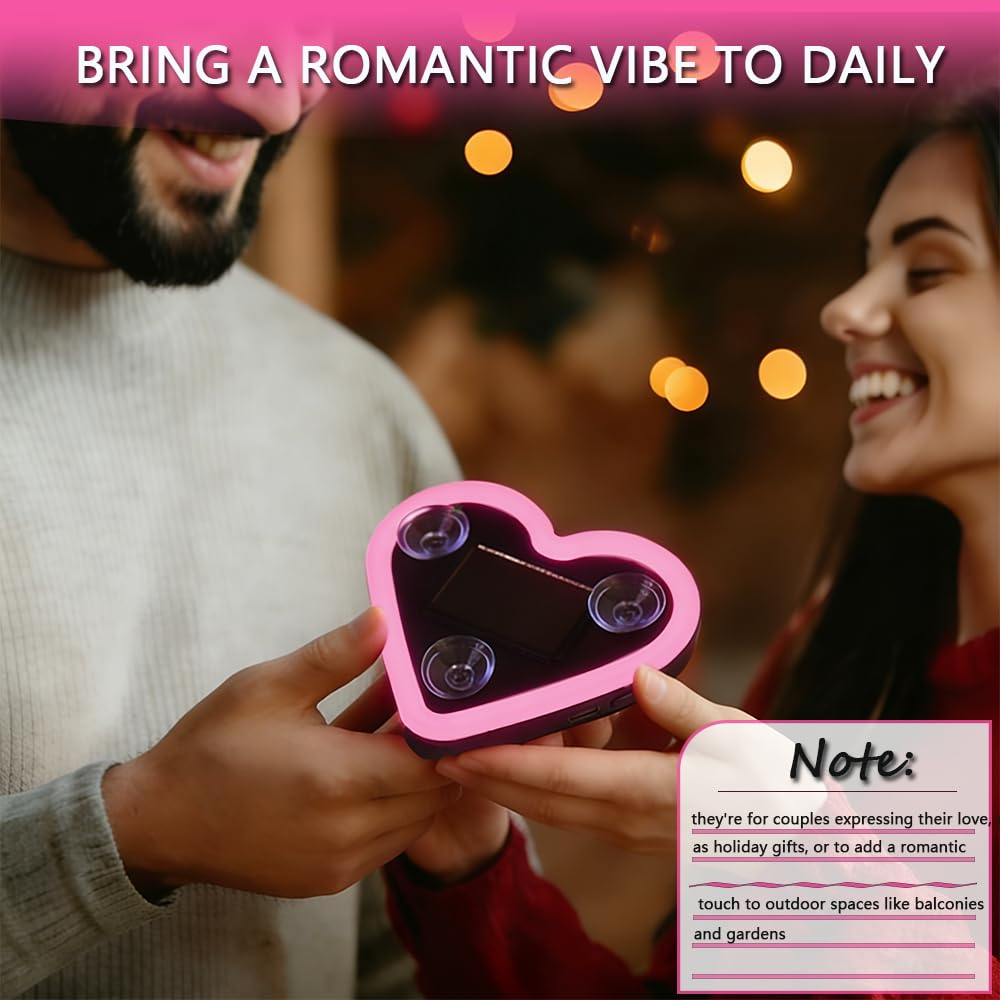 Vigirlc heart light complete set ideal for couples as a gift.