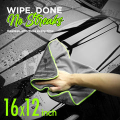 VIGORSHINE soft plush microfiber close-up; gentle touch on surfaces