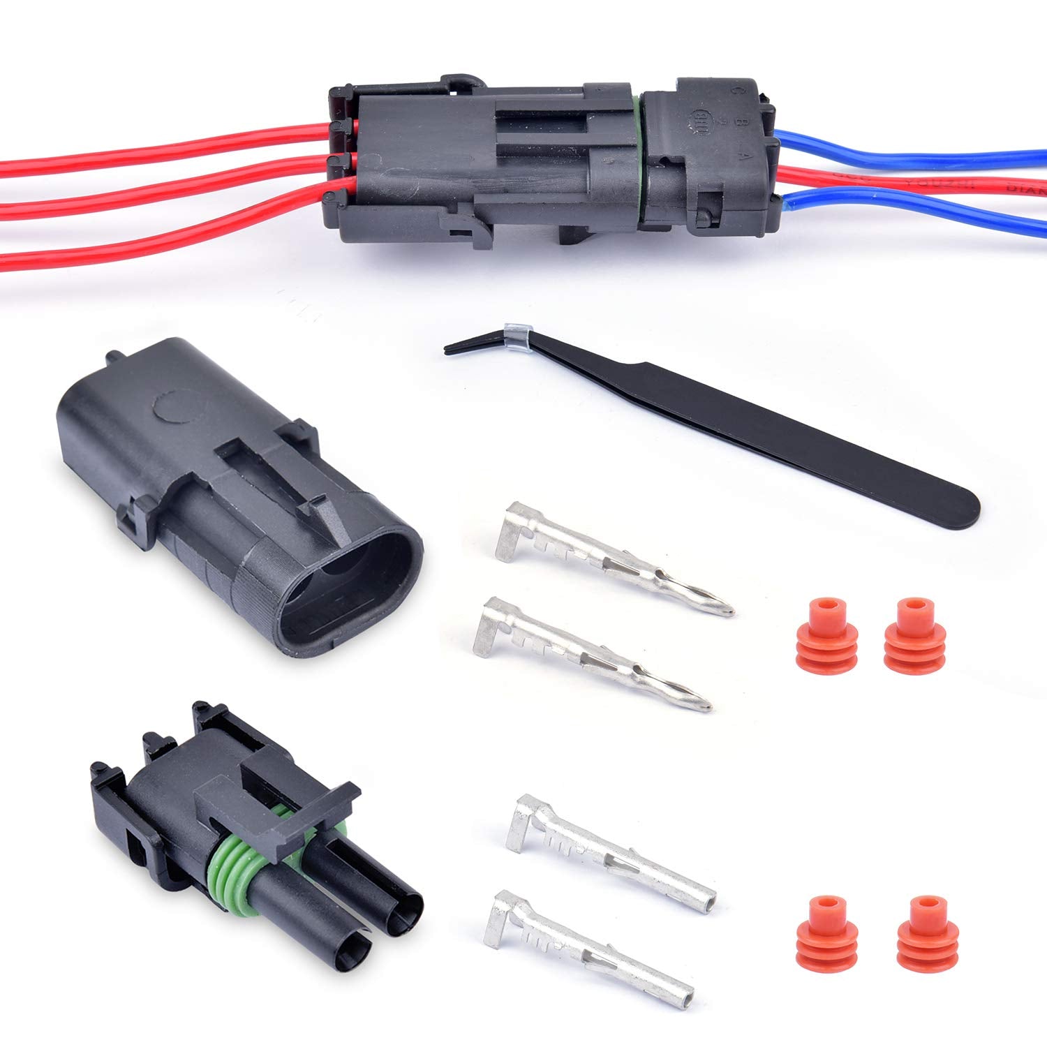VIGRUE waterproof connector installation demonstrates easy, secure vehicle wiring on the go