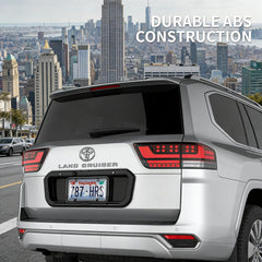 Vikii Store license plate frame close-up with tinted finish and modern style.