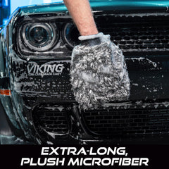 VIKING car wash mitt inner cuff for comfortable, controlled washing.