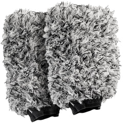 VIKING car wash mitt gliding over paint with microfiber cleansing power.
