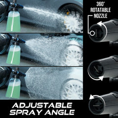 VIKING foam cannon ¼-inch quick-connect for fast pressure washer setup.