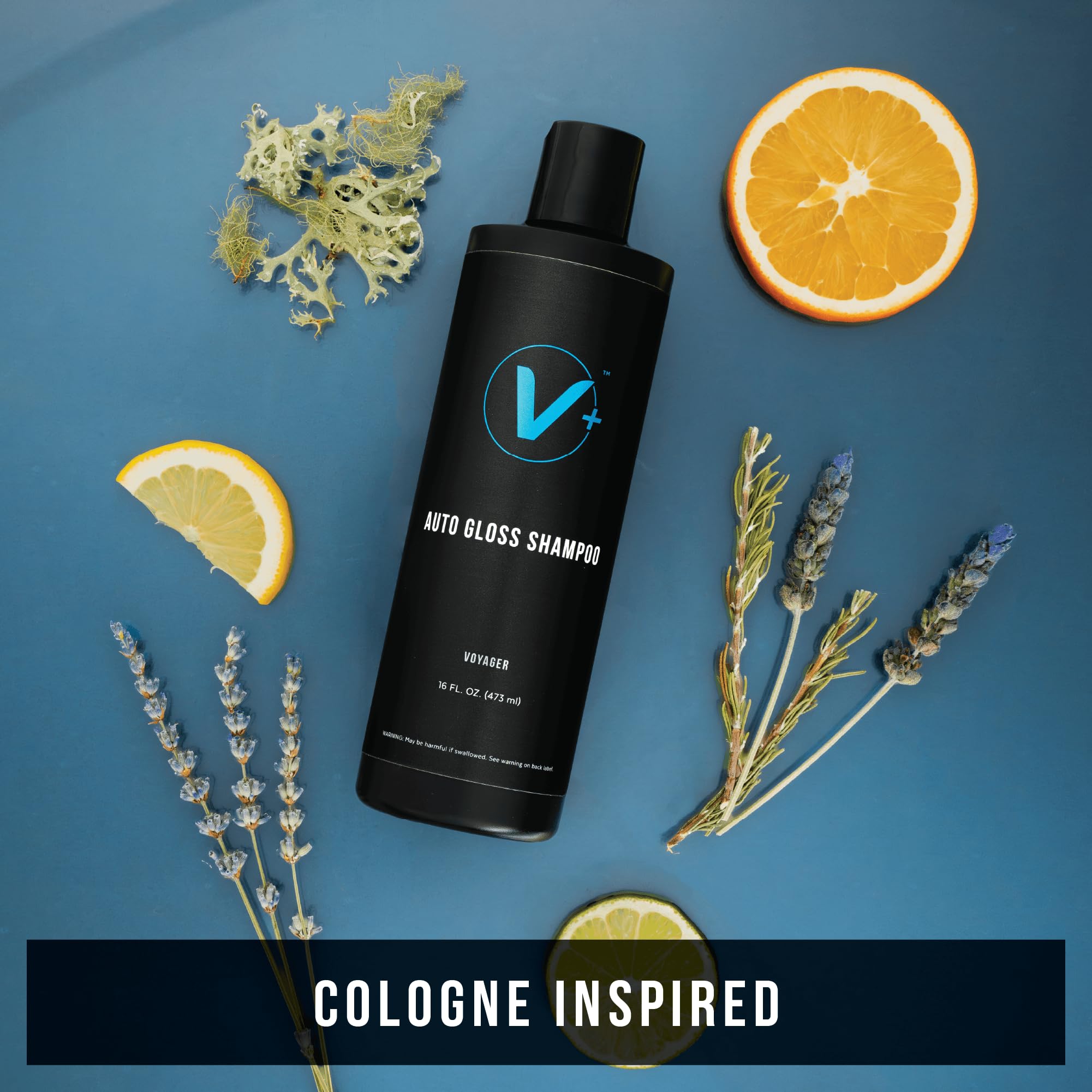 VIKING V+ citrus-bergamot-oak-moss scent enhances the car wash experience.