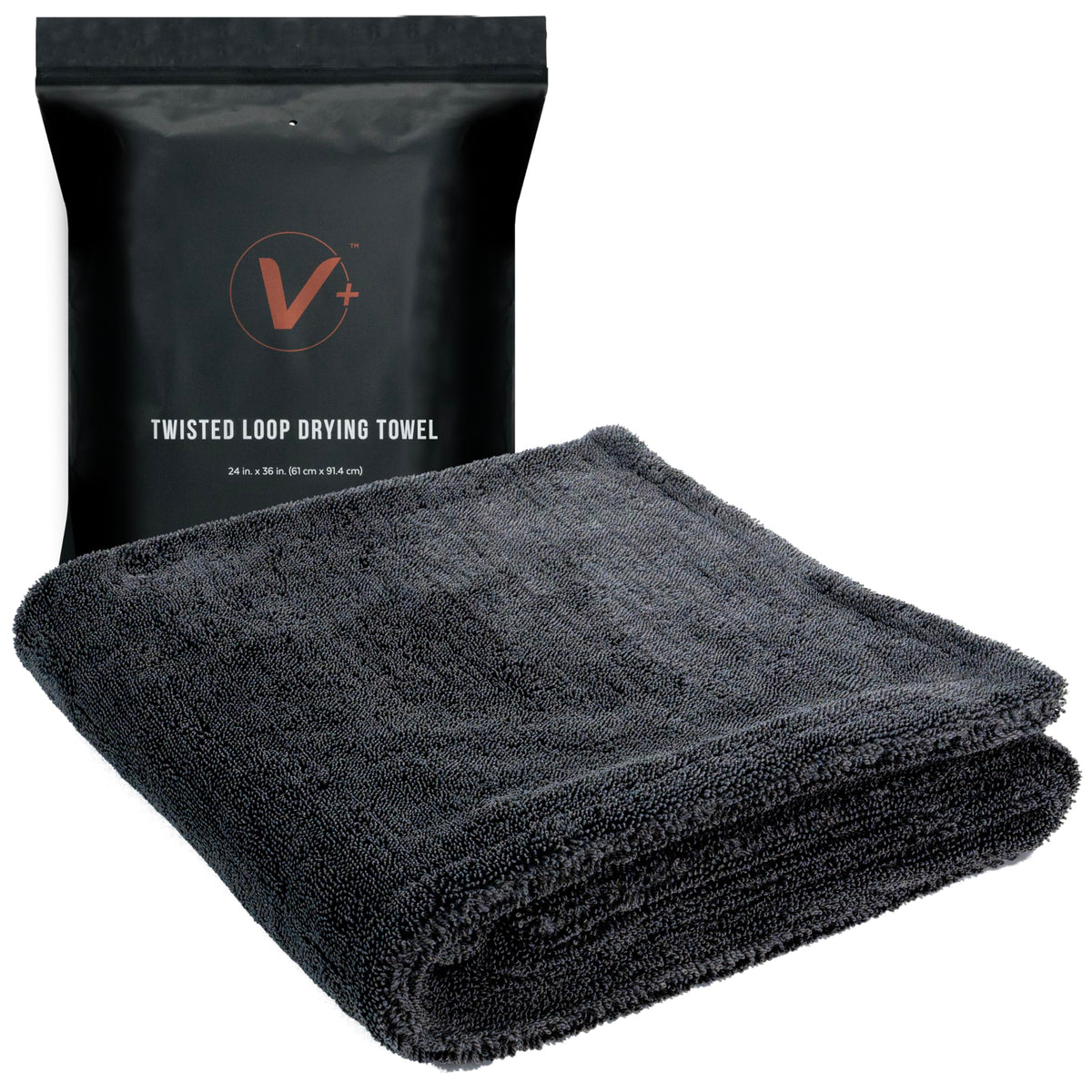 VIKING V+ twisted loop drying towel front view showing absorbent surface