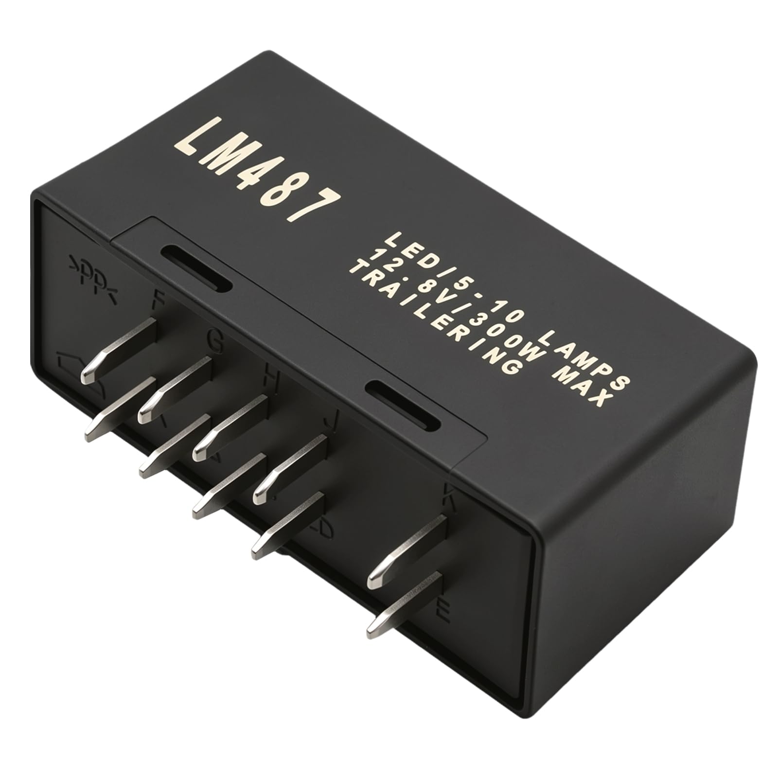 VIKKSAER LM487 front view of LED flasher relay for replacement