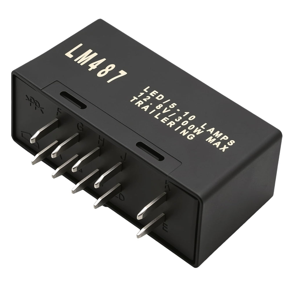 VIKKSAER LM487 front view of LED flasher relay for replacement
