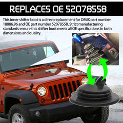 VIKOS soft, flexible rubber boot balances durability with easy installation.