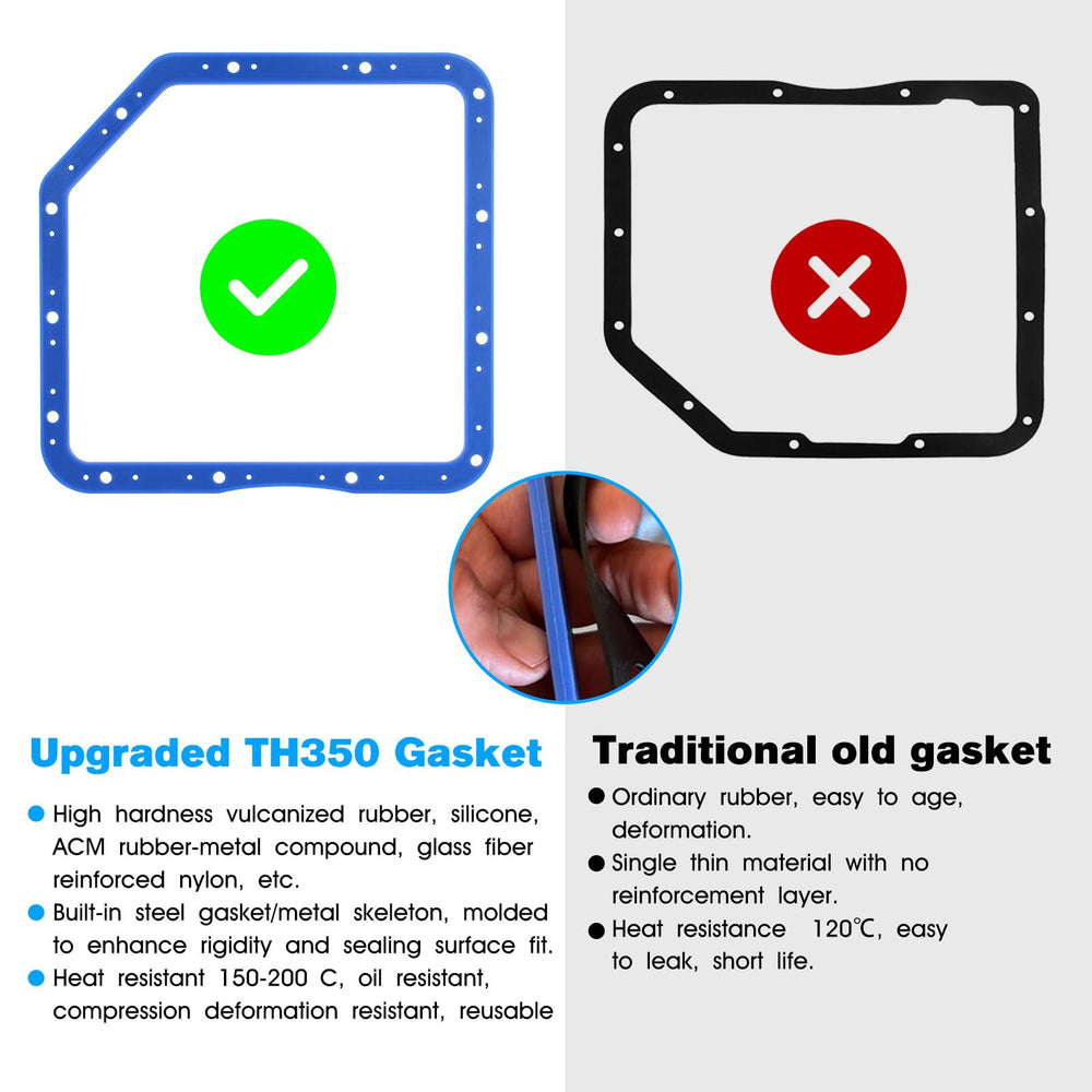 Vilapow Moroso 93102 compatible gasket-fit shows reliable compatibility for TH350 setup.