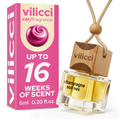 Vilicci Champagne Soirees bottle diffuser for car and home, luxury scent.