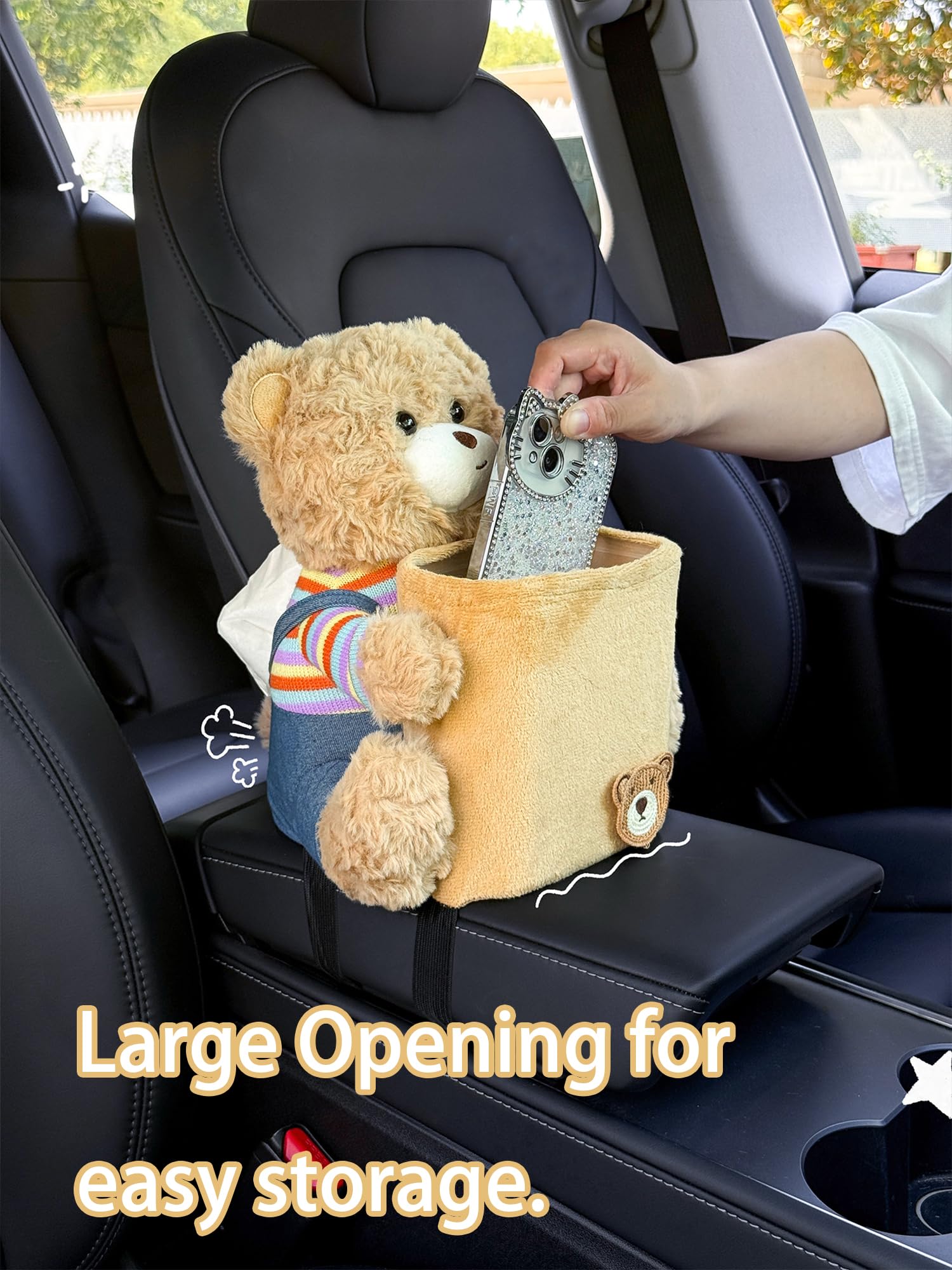 VimoDemo gift-ready plush car accessory for women.