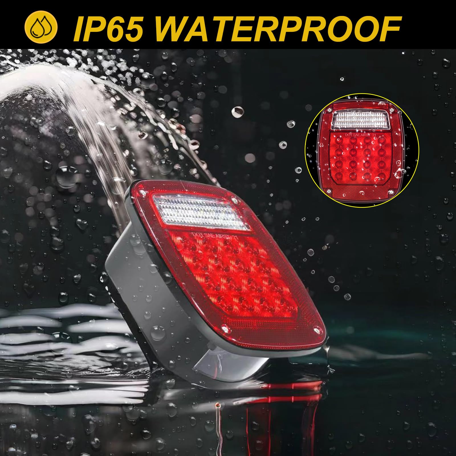 VINAUO RV tail lights installation may require wiring splices.