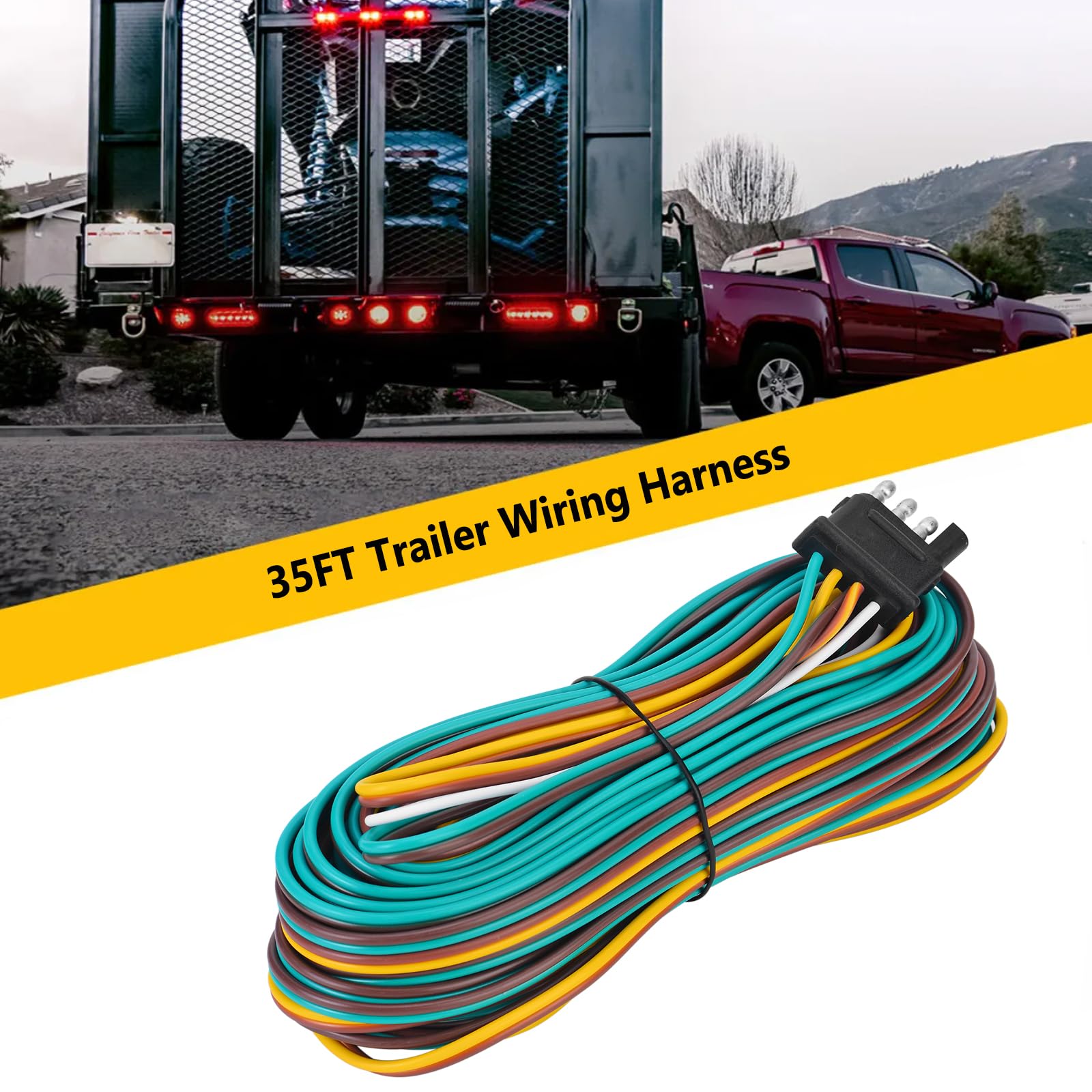 VINAUO wishbone design connector demonstrates quick, secure trailer connections.