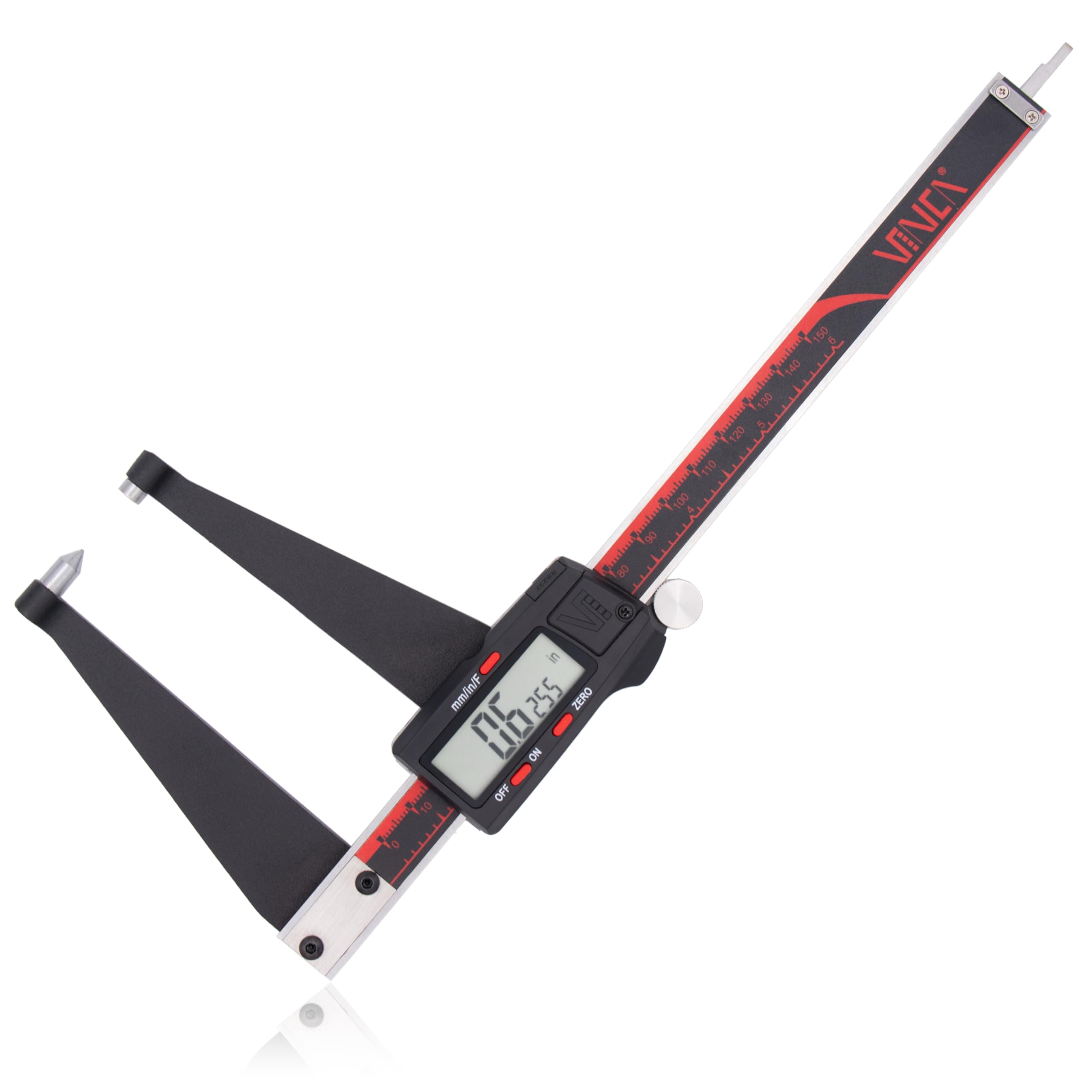VINCA digital rotor gauge with LCD display for quick, precise rotor thickness readings.