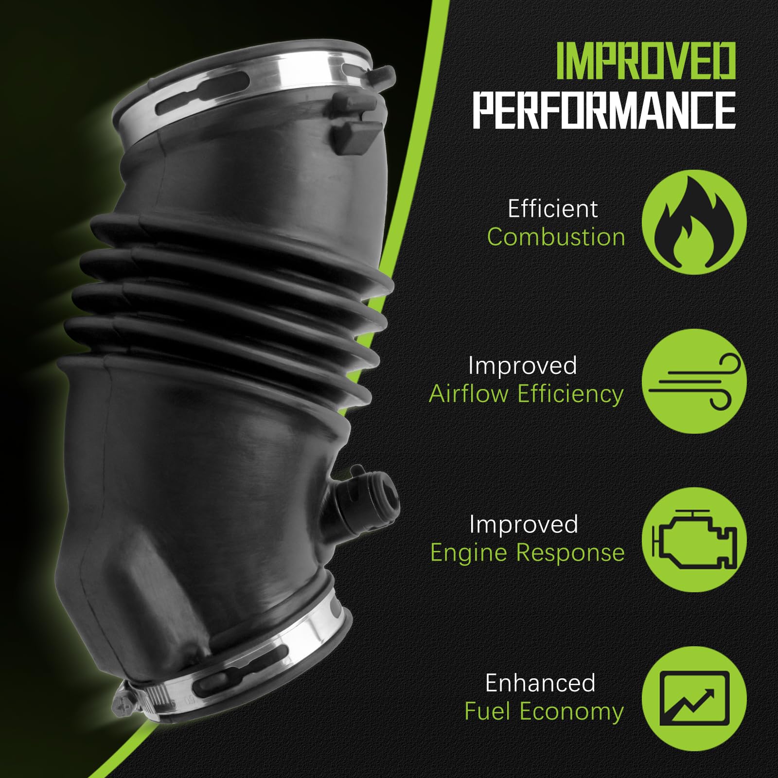 VINMS reinforced rubber design resists wear and cracking over time