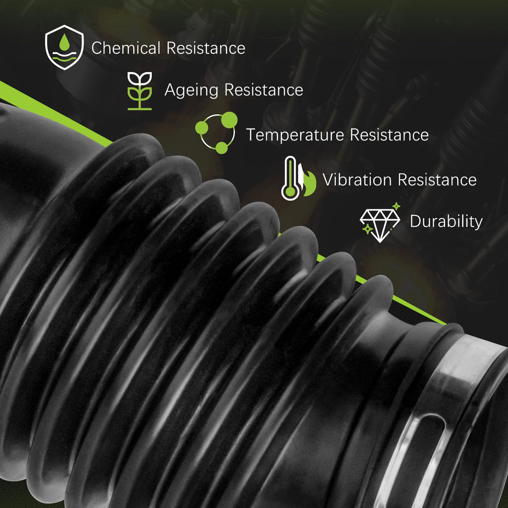 VINMS MDX 2016 engine air hose with clamps ensures a secure connection.