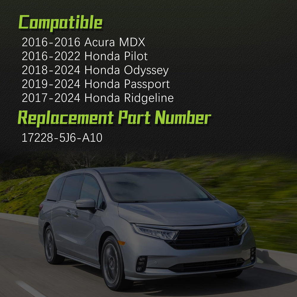 VINMS engine air hose for Honda Odyssey 2018-2024 demonstrates durable construction for reliable intake.